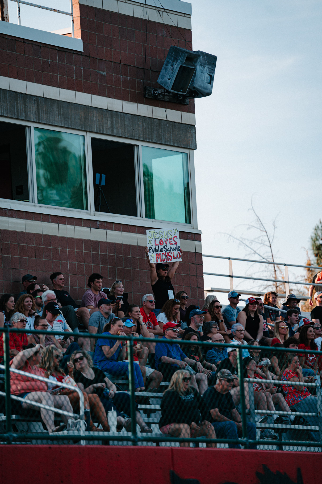 Middle Creek supporters filling the home stands